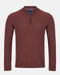 Andre Madrid 1/4 Zip Knitwear Rust