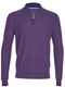 Andre Aran 1/4 Zip Up Knitwear Purple
