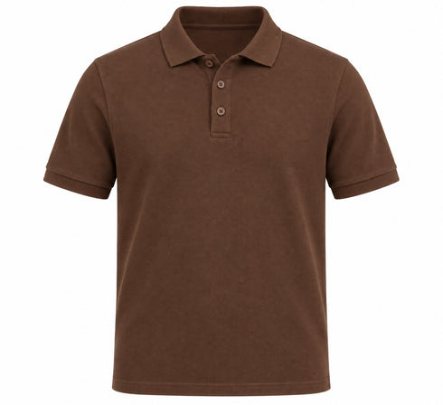 6Th Sense Astound Polo Tee Shirt Walnut