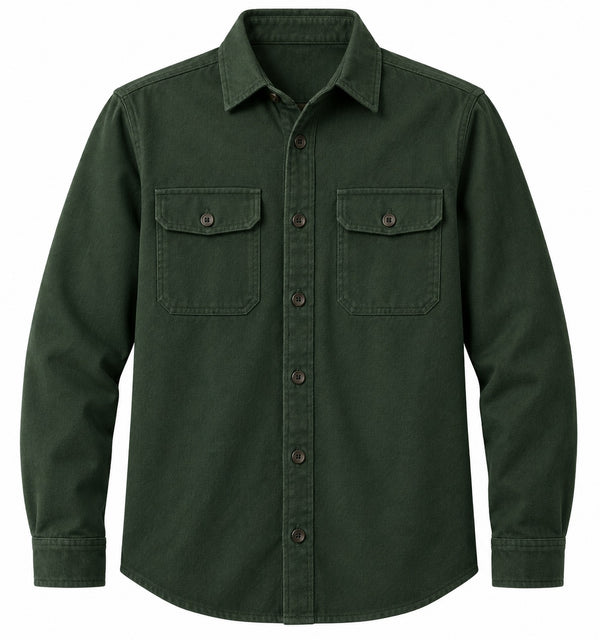 6Th Sence Overshirt Green
