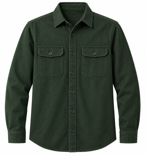 6Th Sence Overshirt Green