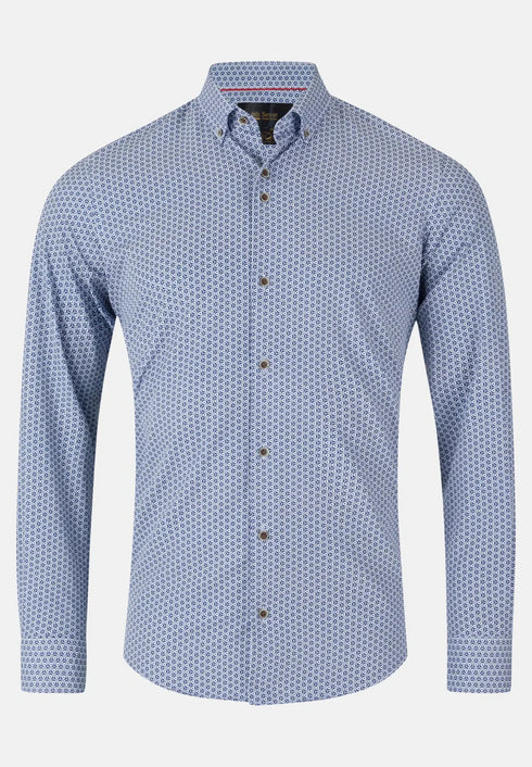 6Th Sence Printed Shirt Royal