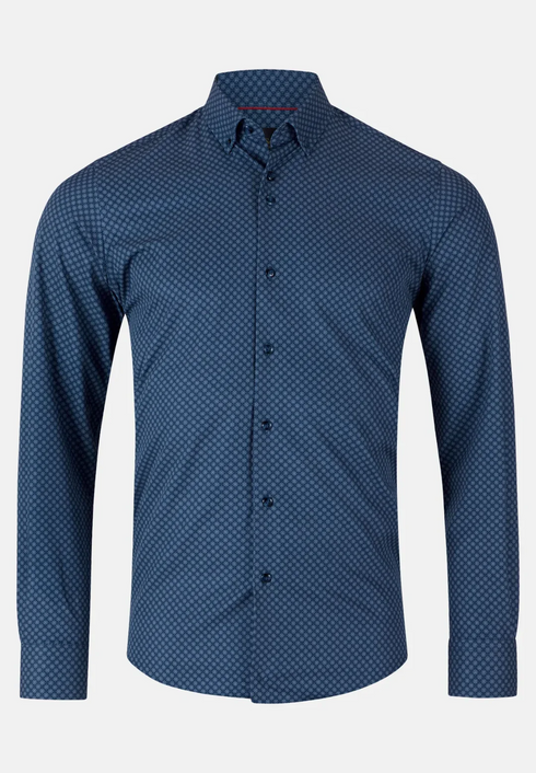 6Th Sence Printed Shirt Navy