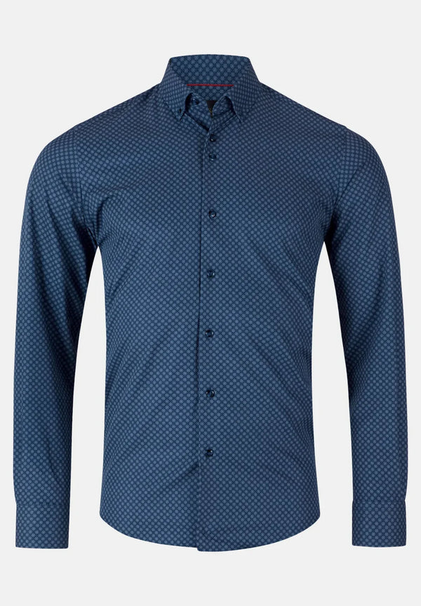 6Th Sence Printed Shirt Navy