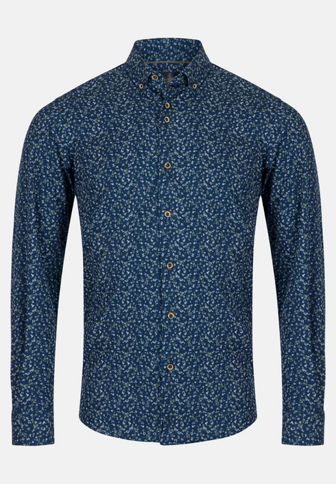 6Th Sence Printed Shirt Beige