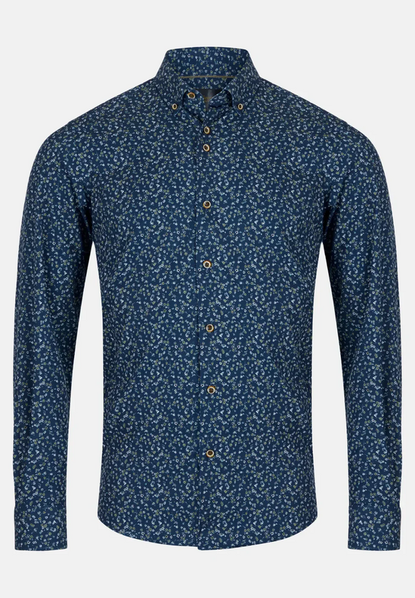 6Th Sence Printed Shirt Beige