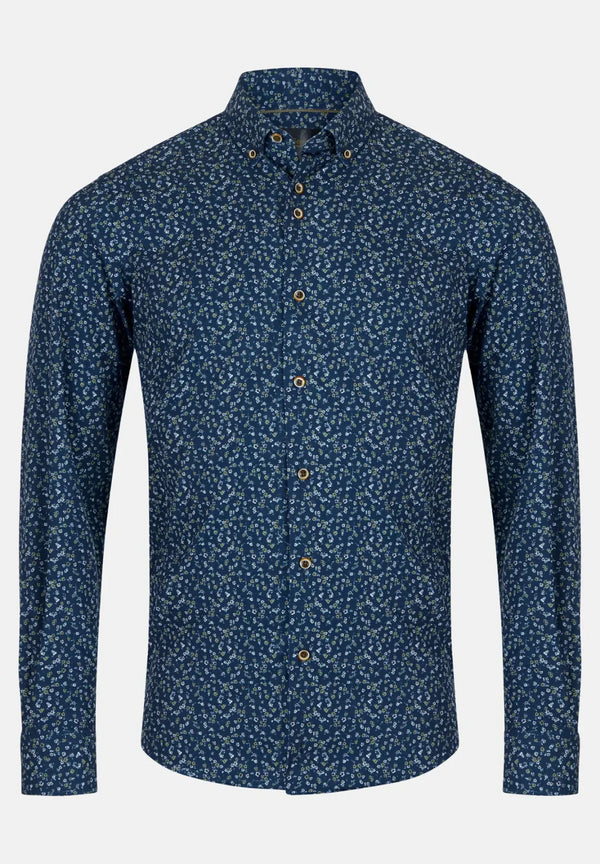 6Th Sence Printed Shirt Beige