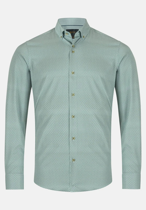 6Th Sence Printed Shirt Moss