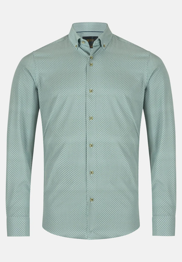 6Th Sence Printed Shirt Moss
