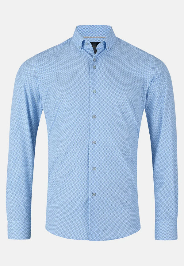 6Th Sence Printed Shirt Sky