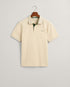 Gant Contrast Pique S/S Polo Tee Shirt Cream