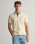 Gant Contrast Pique S/S Polo Tee Shirt Cream