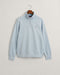 Gant Reg Shield Half Zip Sweat Top Blue