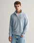 Gant Reg Shield Half Zip Sweat Top Blue