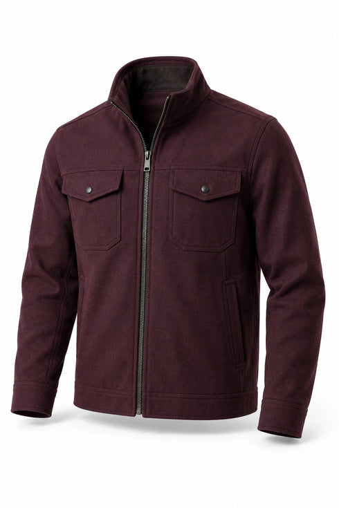 6Th Sense Cloud Air Swacket Jacket Plum