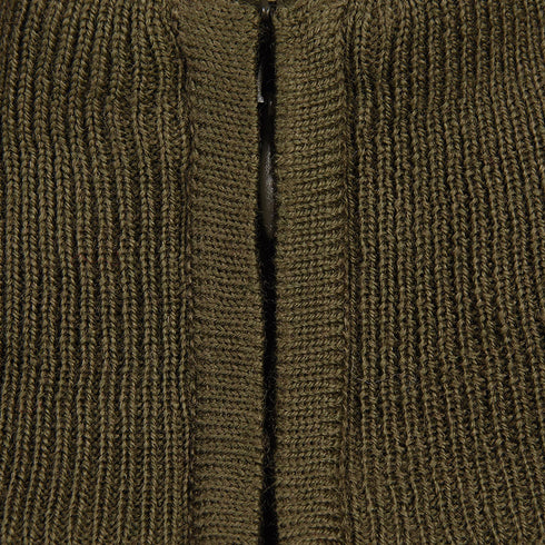 Farah Merino Half Zip Knitwear Green
