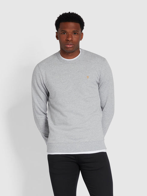 Farah Tim R/N Sweat Top Grey