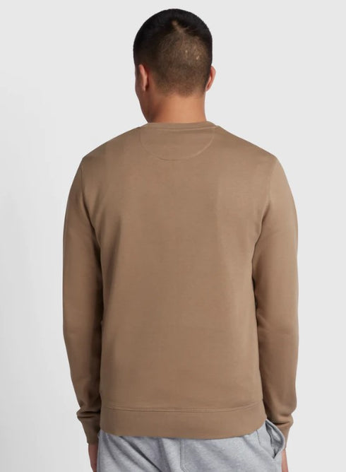 Farah Tim R/N Sweat Top Beige