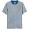 Farah Danny Stripe S/S Tee Shirt Blue Multi Stripe