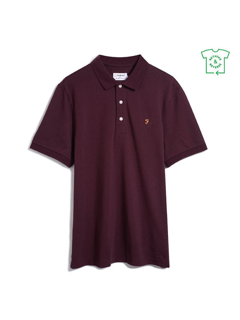 Farah Polo T-Shirt Wine