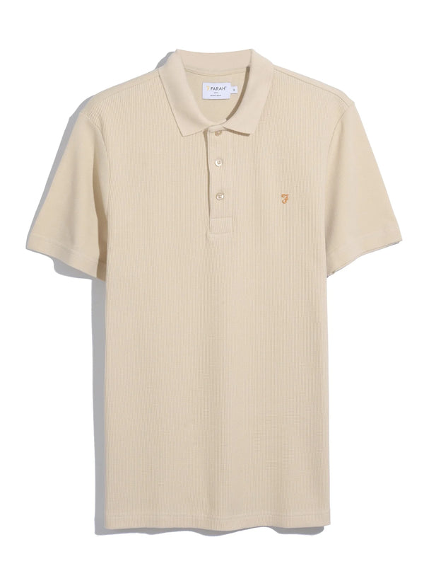 Farah Forster Ss Polo Cream