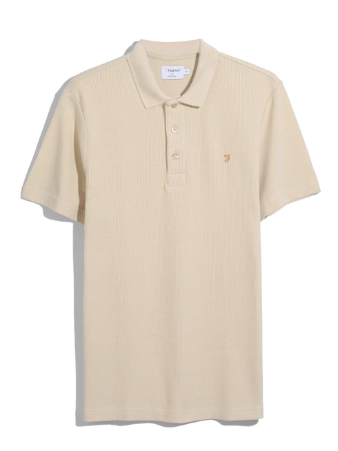 Farah Forster Ss Polo Cream