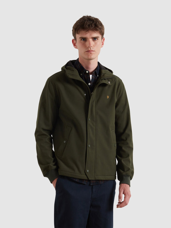 Farah Brydon Softshell Jacket Moss