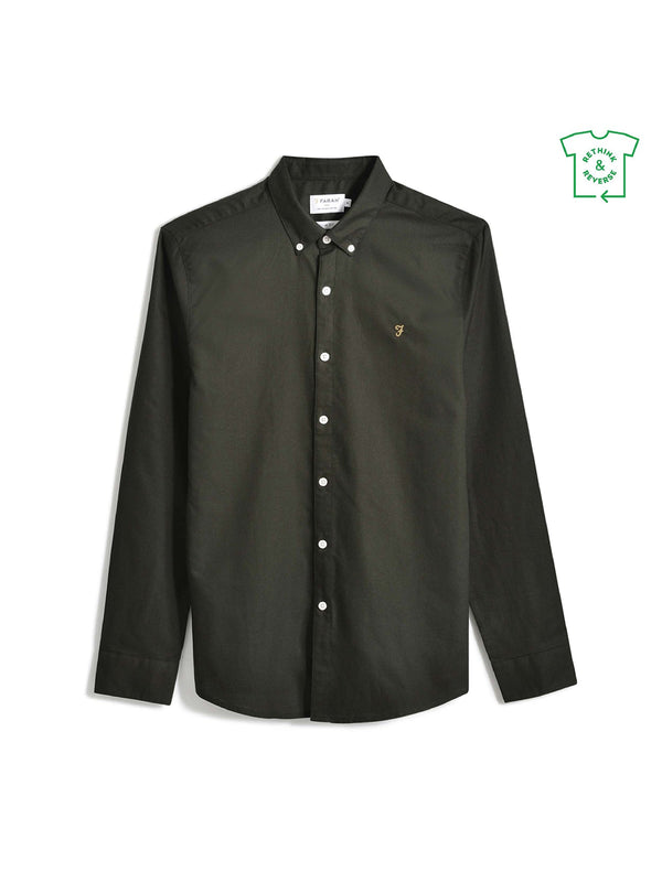 Farah Brewer Ls Shirt Green