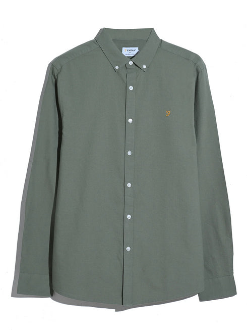 Farah Brewer Ls Shirt Sage