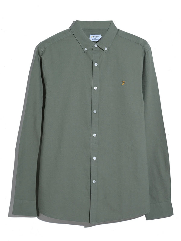 Farah Brewer Ls Shirt Sage