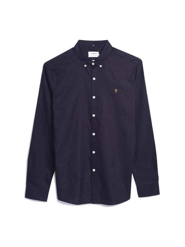 Farah Brewer Ls Shirt Navy