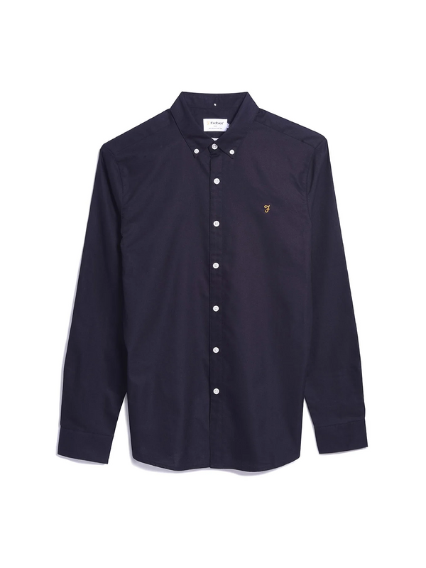 Farah Brewer Ls Shirt Navy