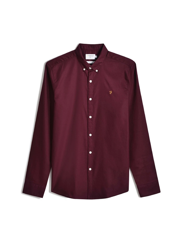 Farah Brewer Ls Shirt Wine