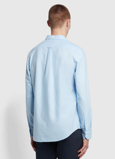 Farah Brewer Ls Shirt Midblue