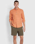 Farah Brewer Ls Shirt Orange