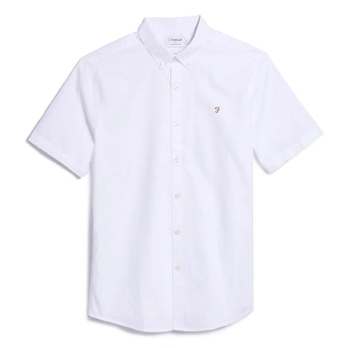 Farah Brewer Ss Shirt White