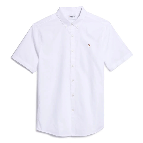 Farah Brewer Ss Shirt White