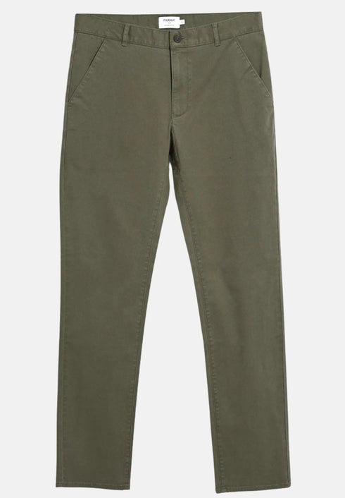Farah Twill Chino Trouser Olive