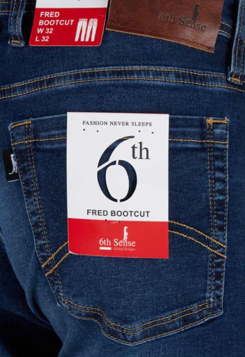 6Th Sence Fred Bootcut Jean Midblue