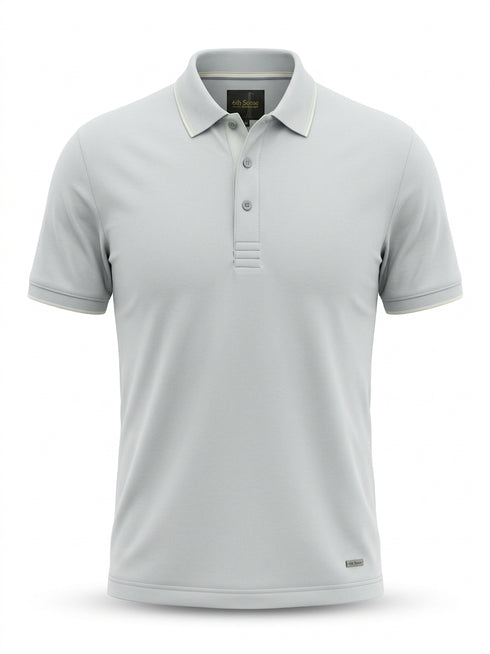 6Th Sense Astonish Polo Tee Shirt Light Grey