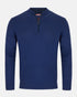 Andre Inch 1/4 Zip Knitwear Cobalt