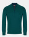 Andre Inch 1/4 Zip Knitwear Forest