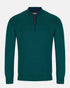 Andre Inch 1/4 Zip Knitwear Forest