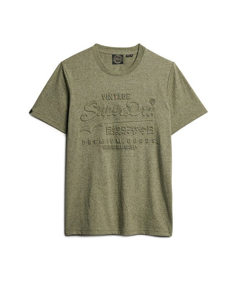 Superdry Embossed Vl Graphic Tee Olive