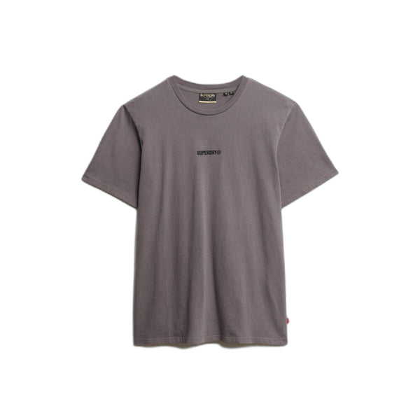 Superdry Micro Logo Tee Shirt Grey