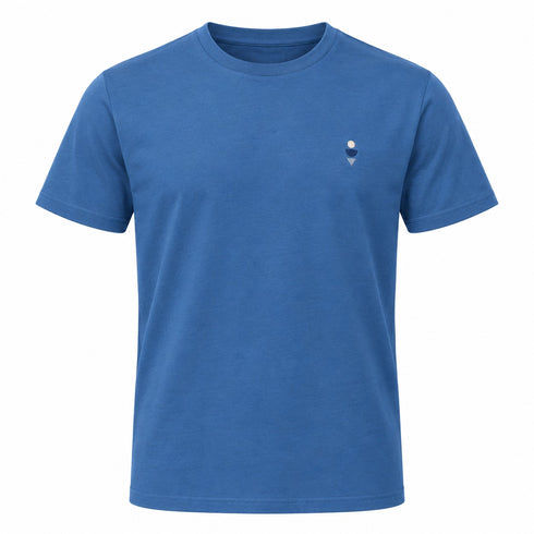 Superdry Stacked Logo Tee Midblue