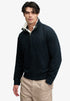 Superdry Serif Half Zip Sweat Top Navy