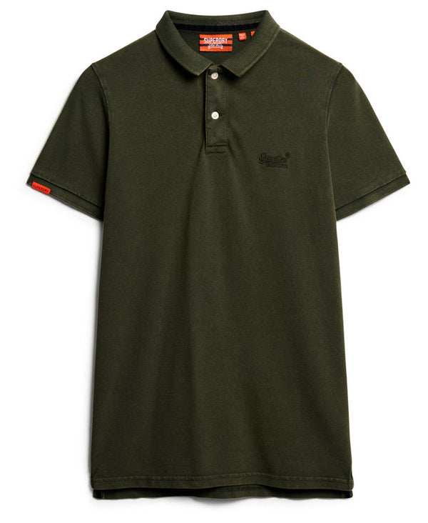 Superdry Vint Destroy Polo T.Shirt Green