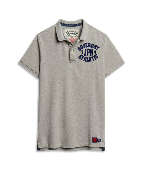 Superdry Vintage Athletic Polo Grey