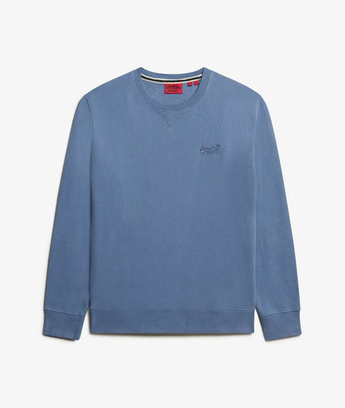 Superdry Essential Logo Crew Sweatshirt Blue